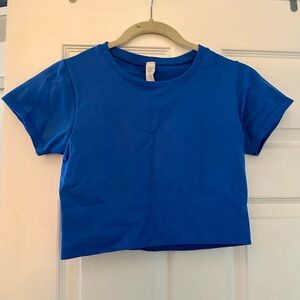 Aerie OFFLINE Active Short Sleeve Crop Top Size M